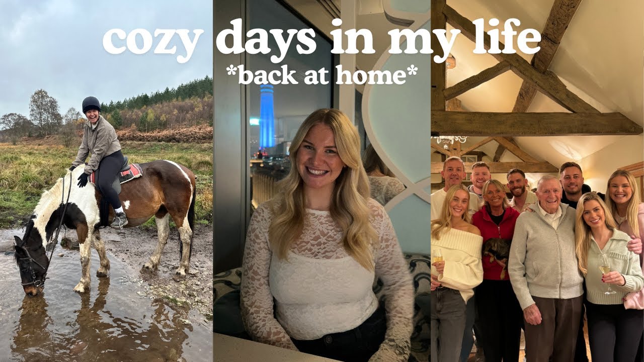 Cozy Days At Home | struggling with anxiety, horse riding, family time, sunday roast + more