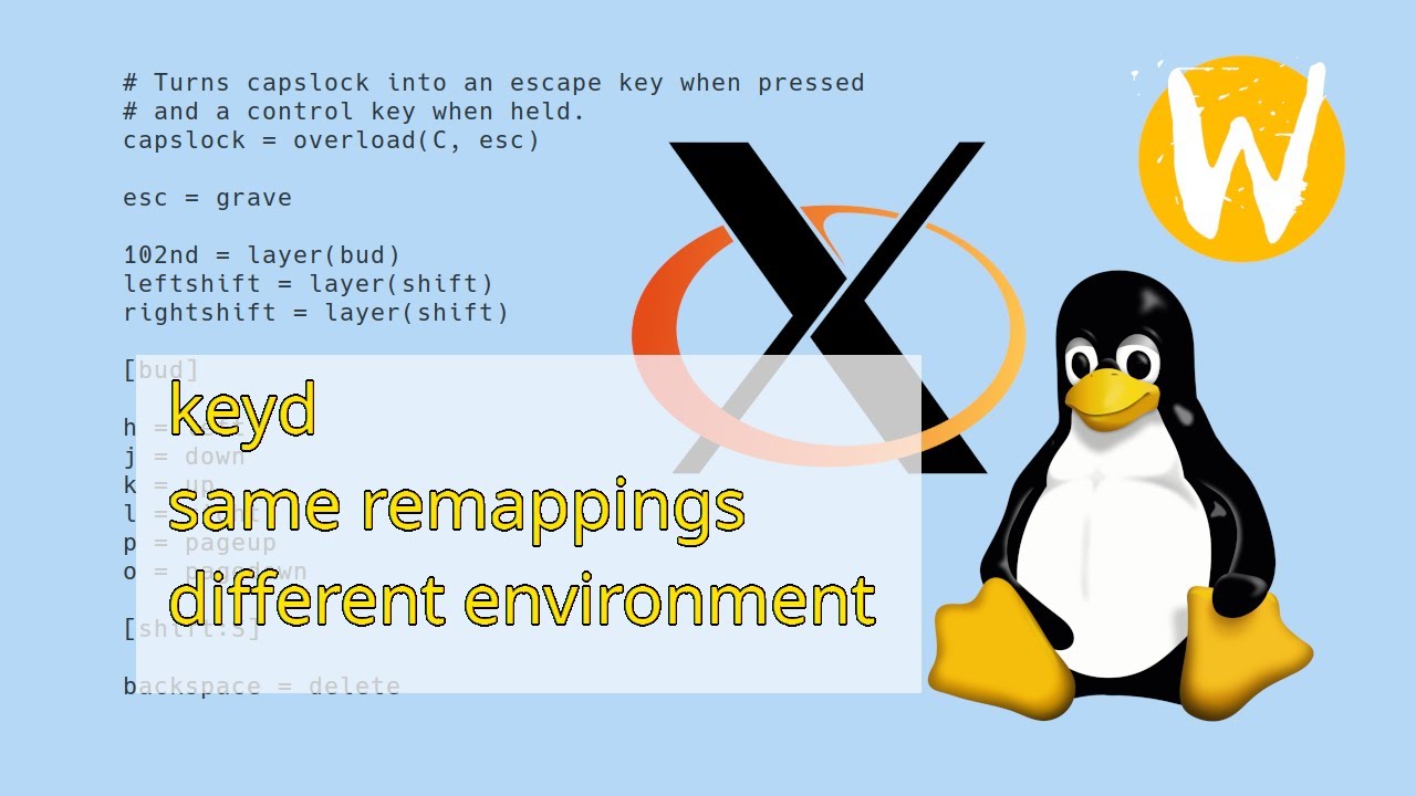 keyd - remap the keyboard at the KERNEL level