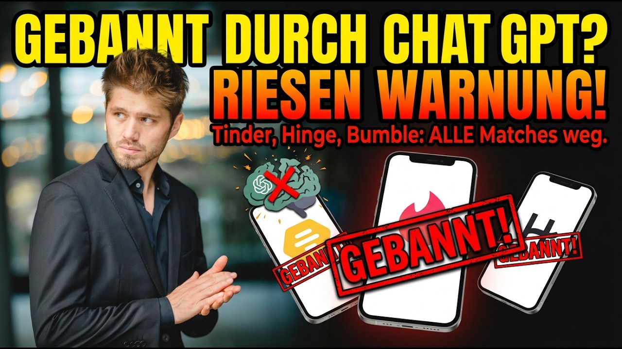 Wegen ChatGPT bannten Tinder & Hinge sein Dating Profil | Das solltest du wissen