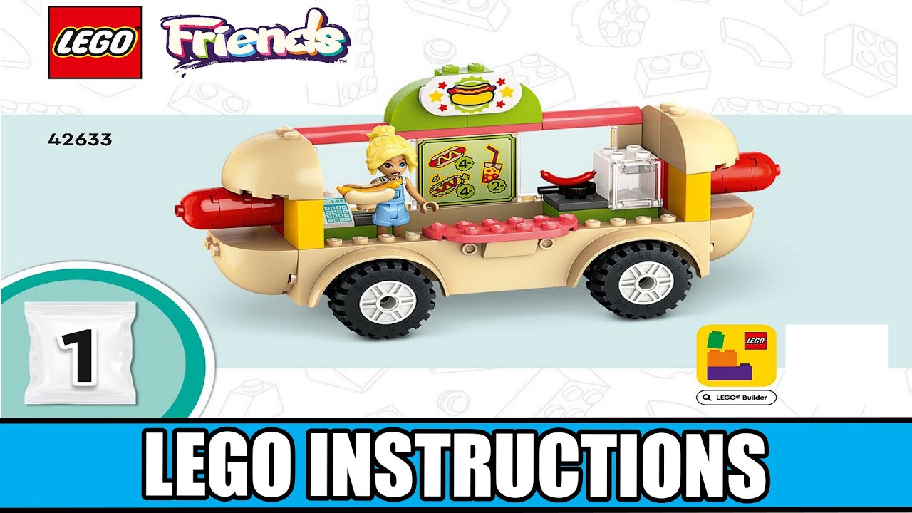 LEGO Instructions - Friends - 42633 - Hot Dog Food Truck (Book 1)