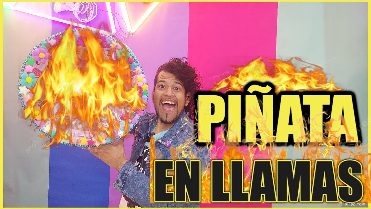 PIÑATA EN LLAMAS( burnaway cake ) /EDREI POP