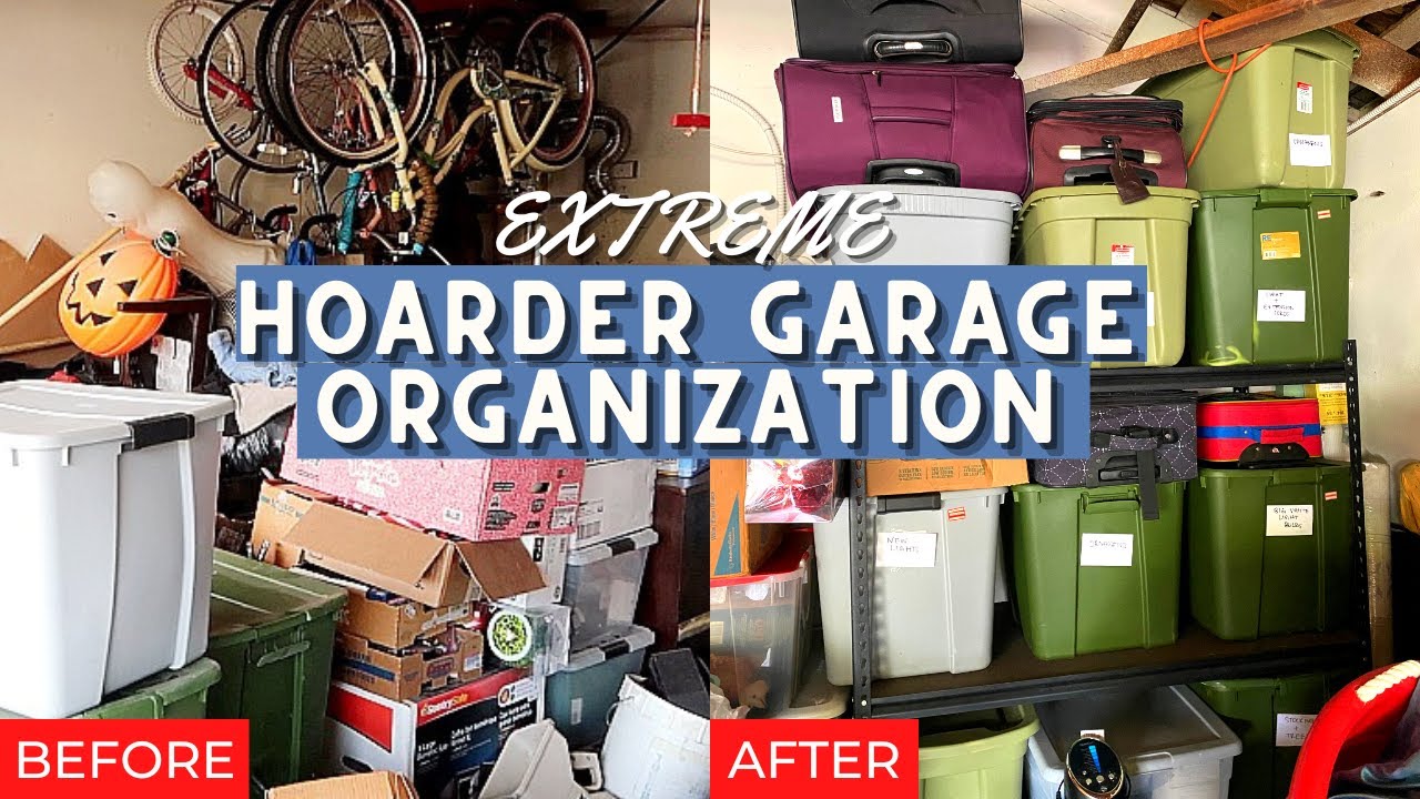 HOARDER GARAGE ORGANIZATION | Before & After Transformation - Pt 11