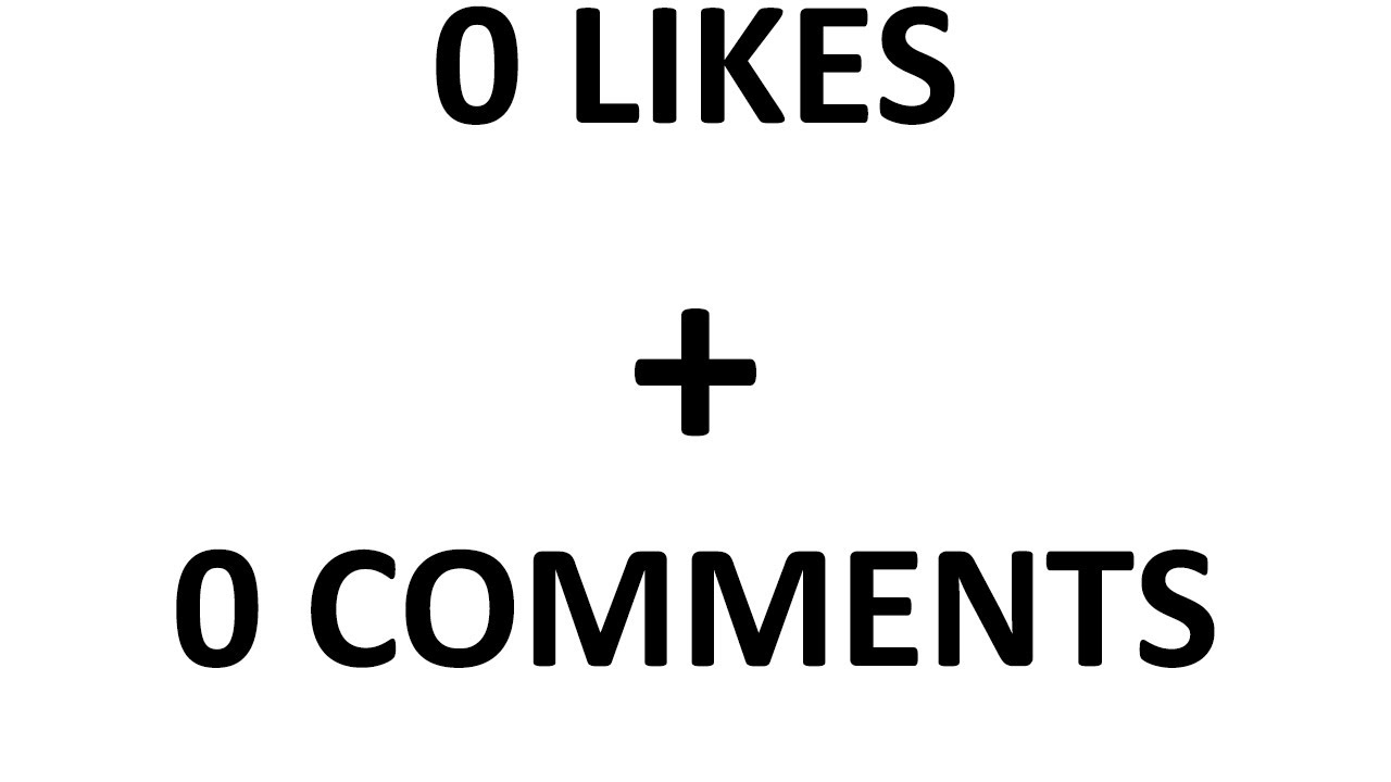 This Video Has 0 Likes And 0 Comments!