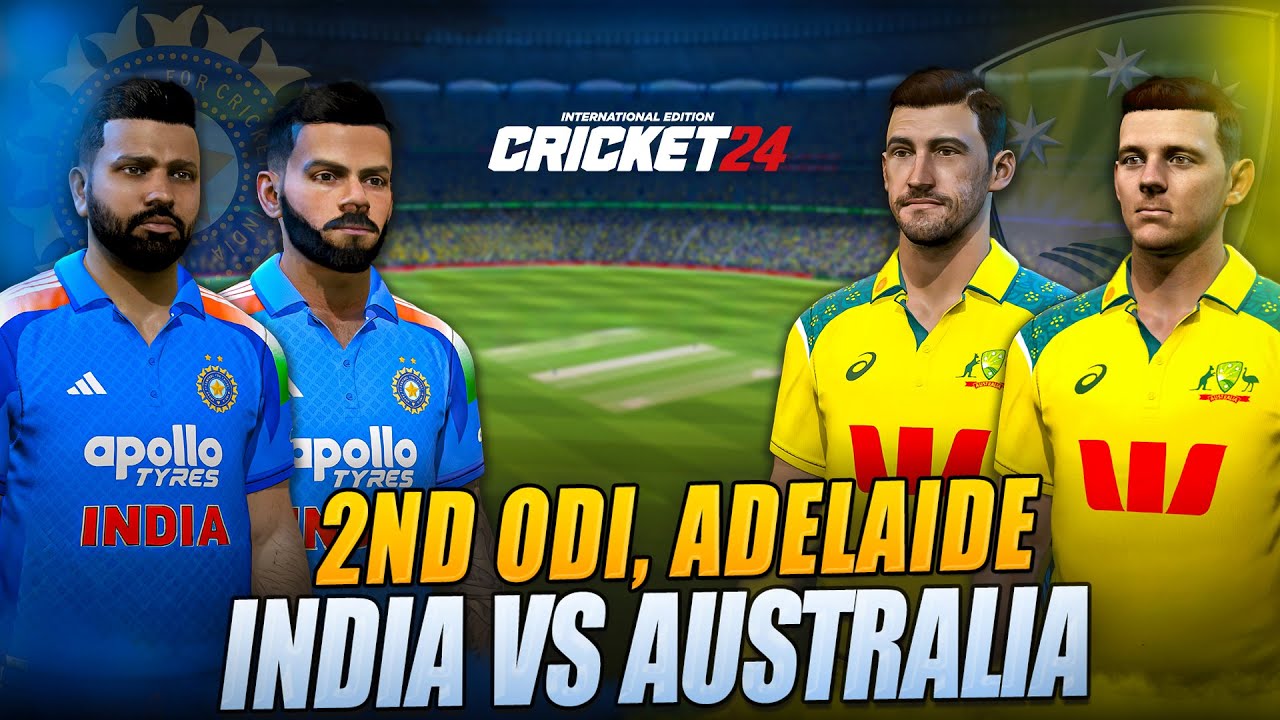 🇦🇺 Can Australia Take Revenge? | 2nd ODI | India vs Australia | Cricket 24 Gameplay