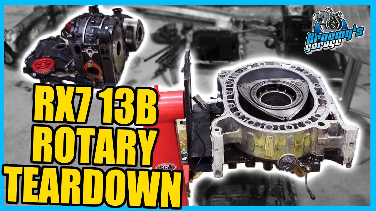 800+hp 13B Rotary Engine Teardown | Mazda RX7 FD 13B-REW
