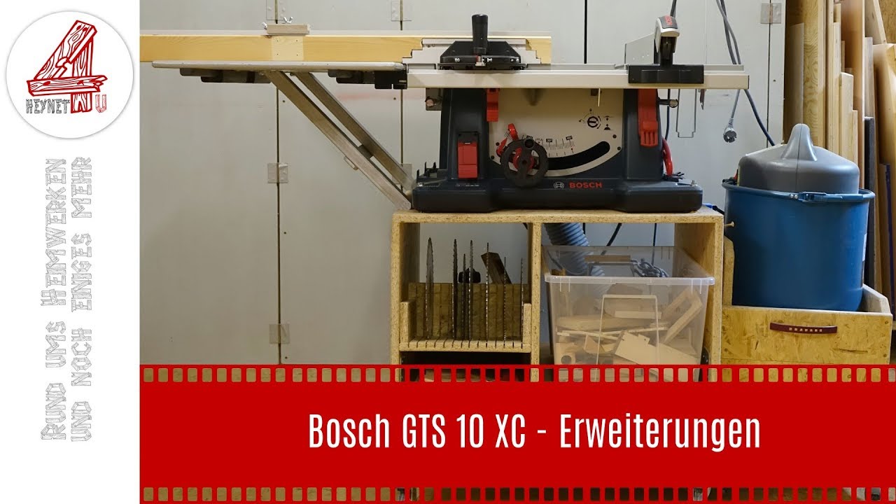 Bosch GTS 10 XC – Erweiterungen