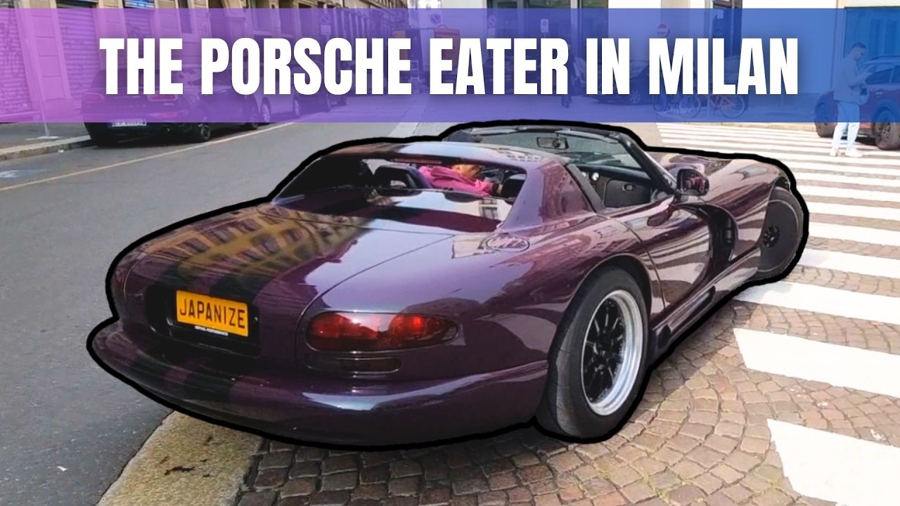 Запуск Dodge Viper RT/10 в Милане — близкие встречи с 911 GT3 RS Weissach, Testarossa, 348 и AMG ...