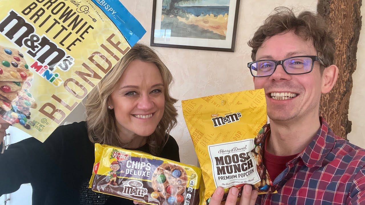 Mega M&Ms Snacks auf den USA im Test mit Lisa Feller vom Naschkatzen-Podcast!