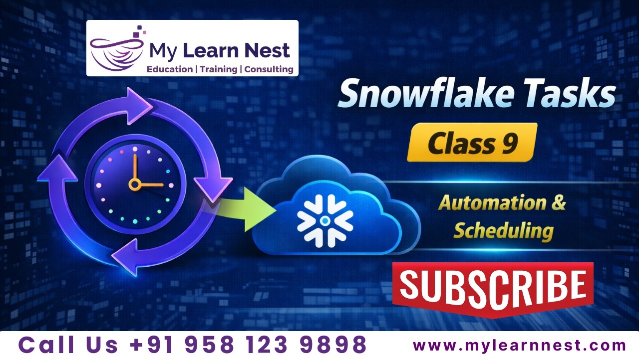 Snowflake Tasks Explained | Automate Data Pipelines | Class 9