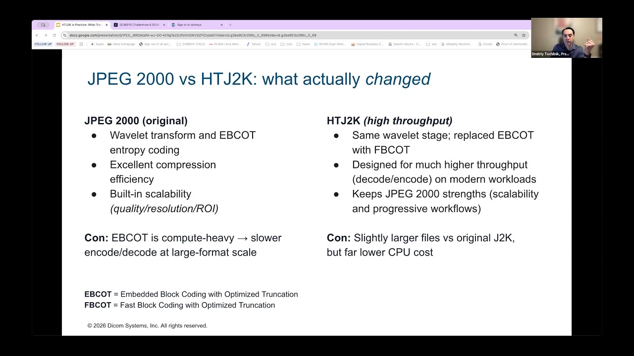 MedDream WEBINAR: HTJ2K in Practice: What Transfer Syntax Means for Web Viewer Performance