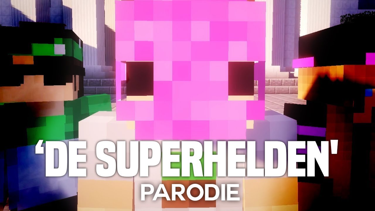 ♪ 'DE SUPERHELDEN' Minecraft MINETOPIA ♪ El Pinkies Parodie ♪