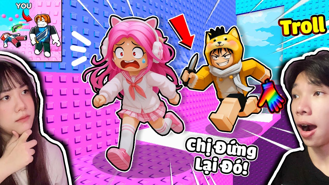 Leo Tháp Ai Là Kẻ Sát Nhân Troll Người Yêu 😈 Ngáo Và Kemy Murder Tower Roblox 🗡️