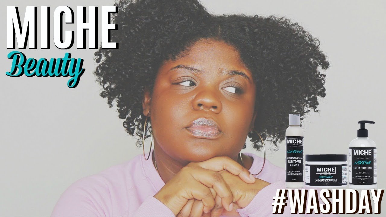 FINALLY Using Miche Beauty Natural Hair Products for My Wash Day |  Y'all Were RIGHT !