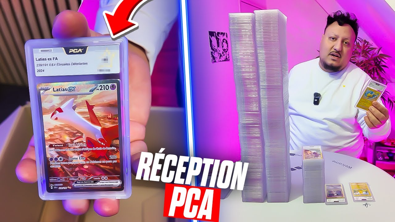 J'ai GRAD&Eacute; 400 CARTES POKEMON chez PCA (EV8 et 8.5)