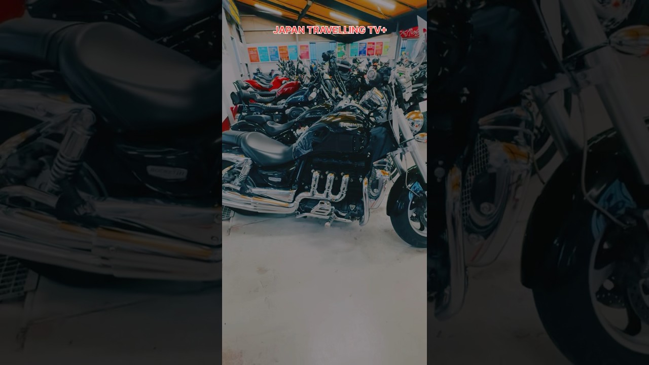 Harga moge Triumph bekas di jepang/ used Triumph Rocket III motorcycle prices in japan#fyp#reels