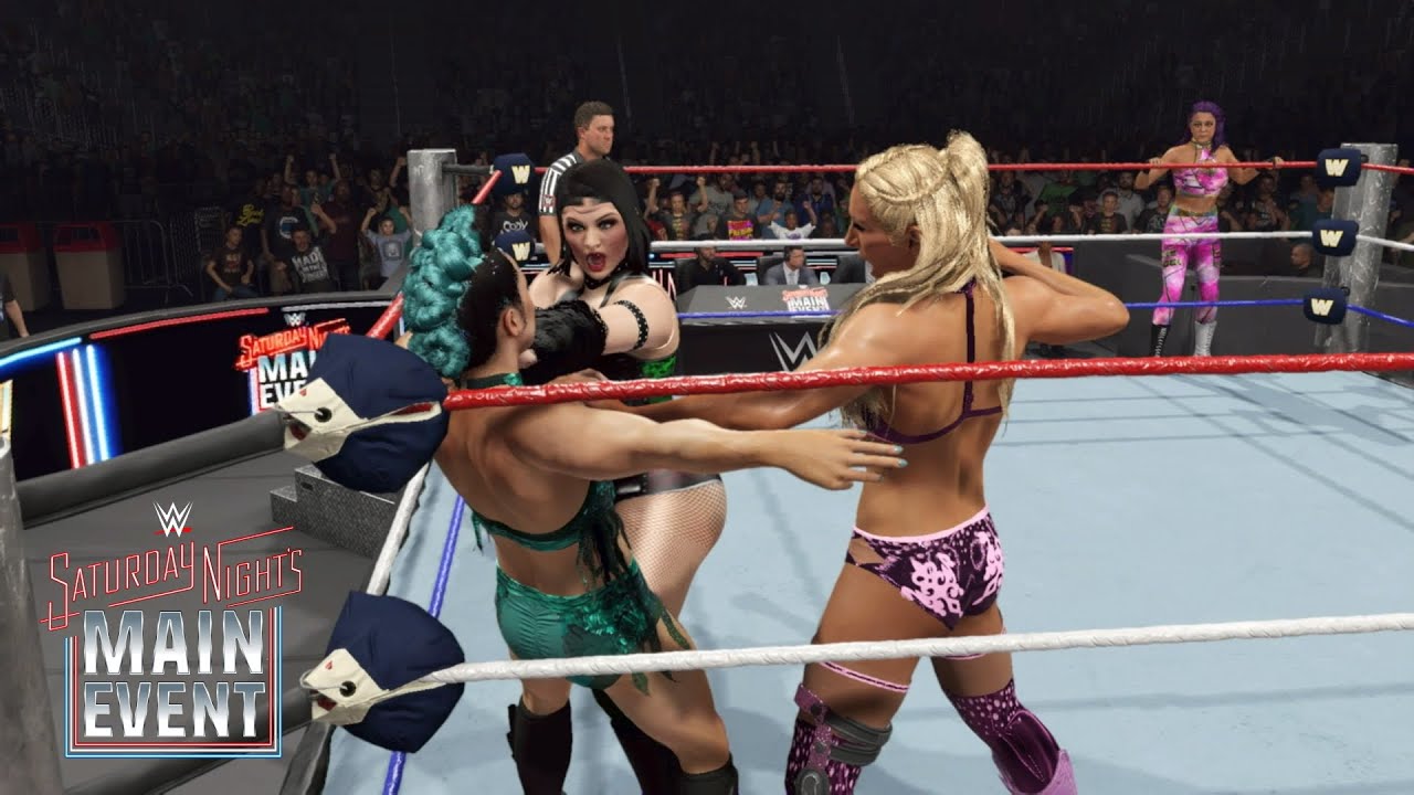 WWE 2K25 SNME - WOMEN’S TAG TEAM CHAMPIONSHIP - CHARLOTTE FLAIR & AMAYA VS BAYLEY & LYRA VALKYRIA
