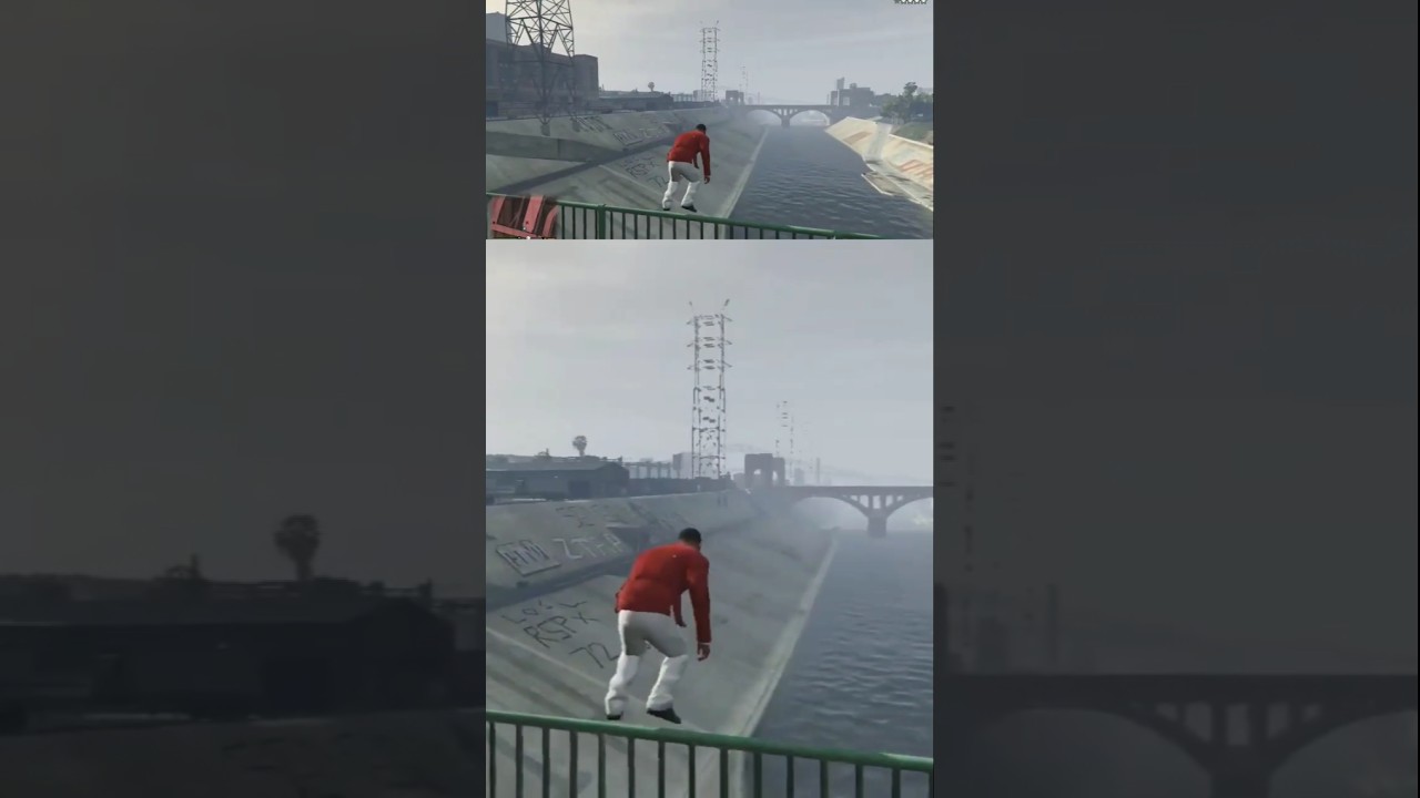 GTA 5 | Franklin Epic Parachute Escape 🪂🔥 | GTA V Shorts