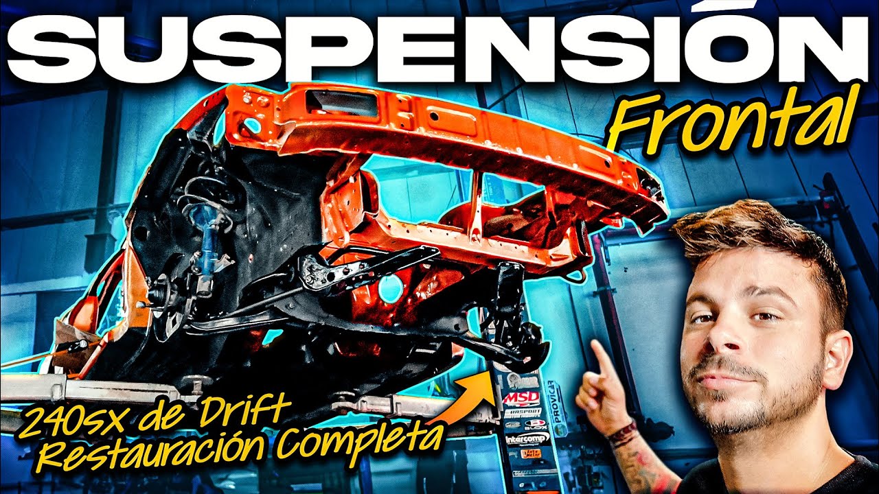 PROYECTO Nissan 240SX Para DRIFT Ep.10 - Restauración TOTAL de la SUSPENSIÓN DELANTERA ¡Como NUEVO!