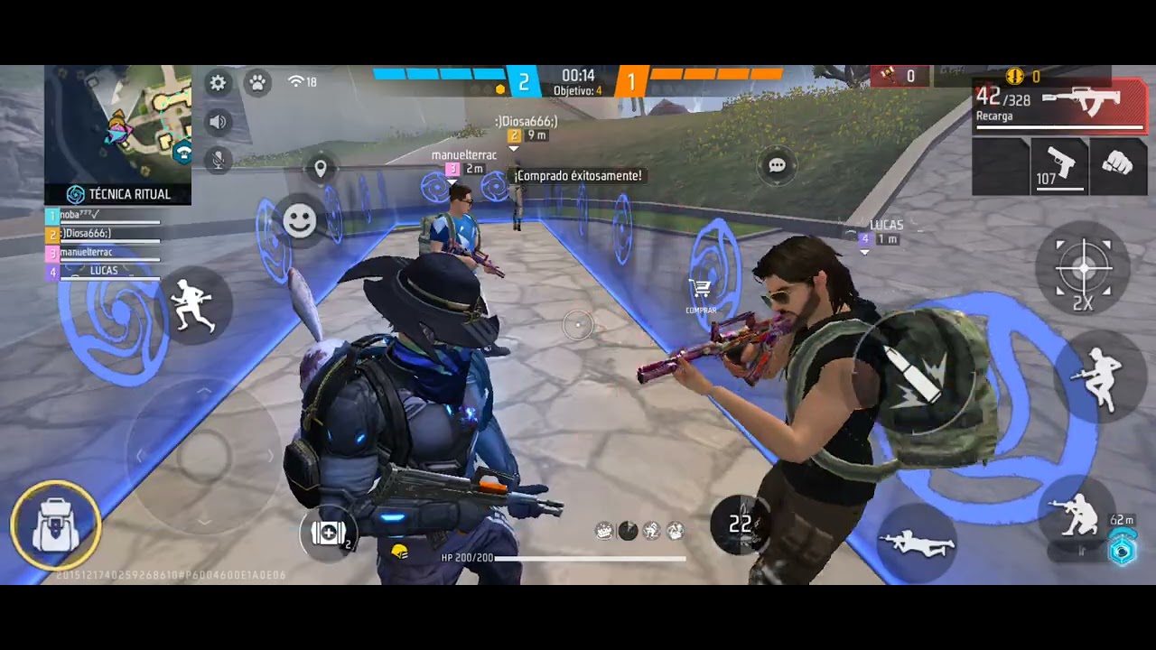 JUGANDO FREE FIRE