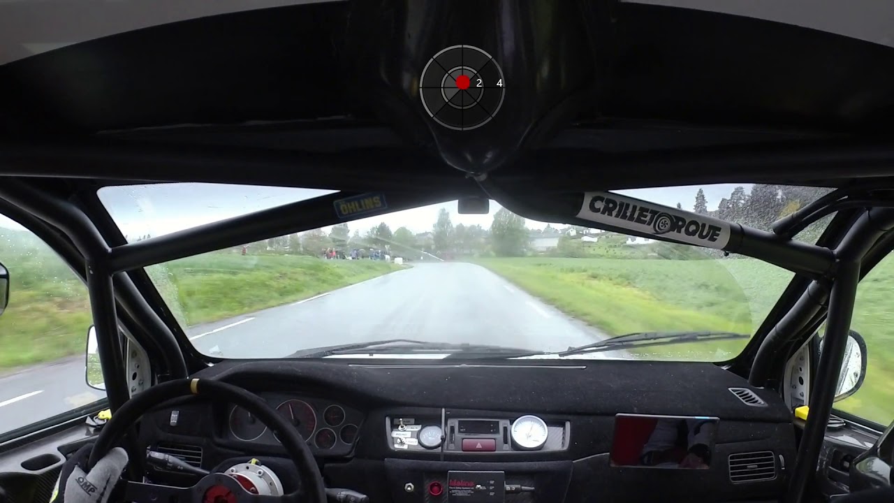 NM R4. Aurskog Høland Rally 2019. SS1 Crash.