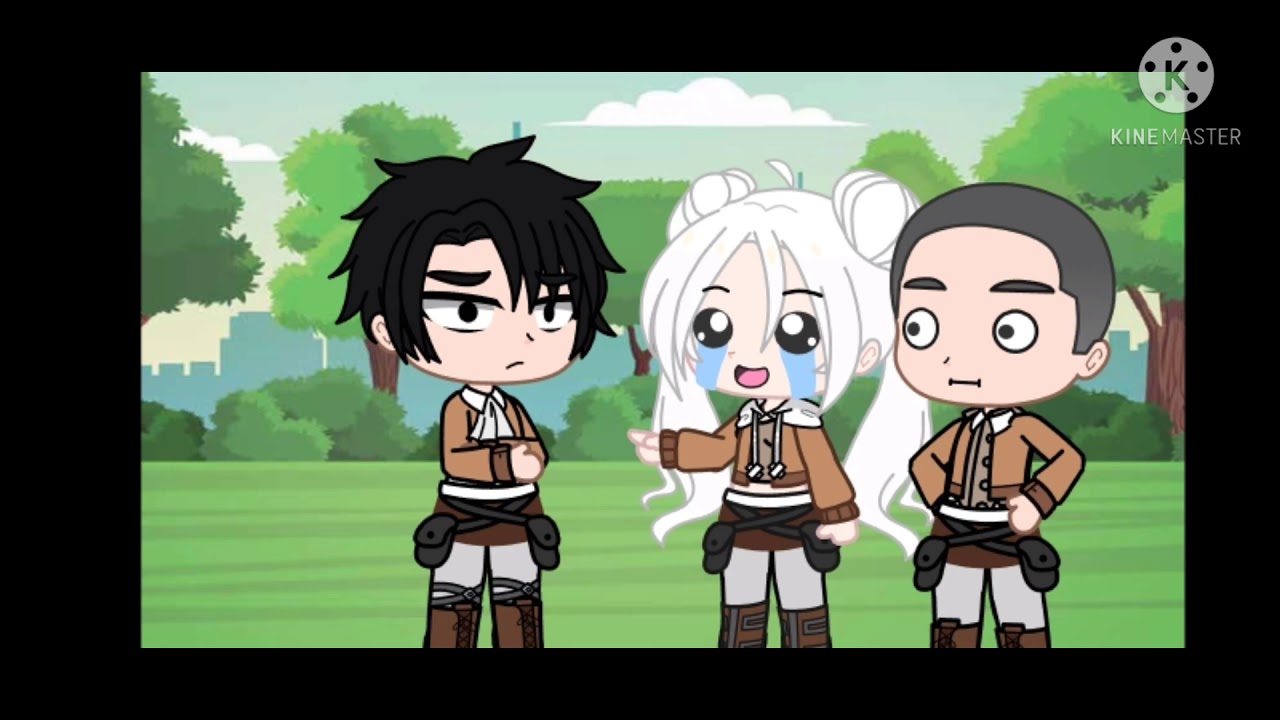 What does E-Y-E-S spell° Gacha Club ° Attack on titan°•Y/N x Levi•°