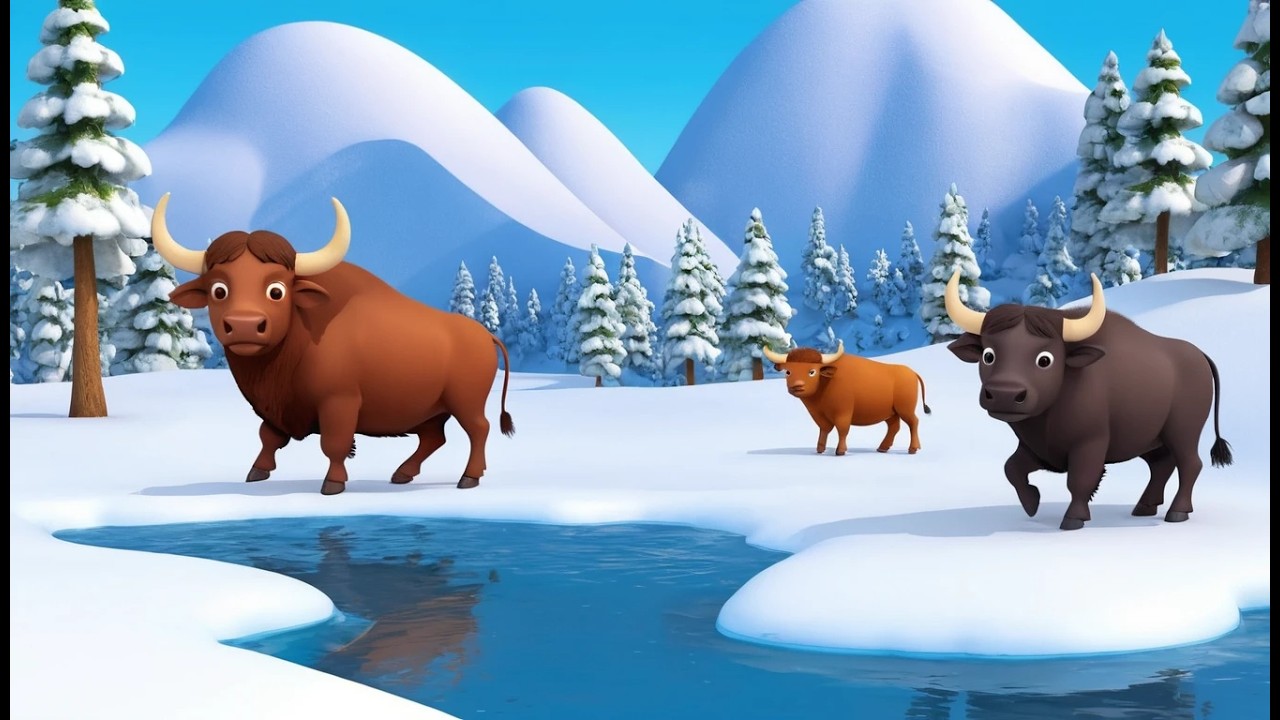 Buffalo se rend a la riviere Snowy