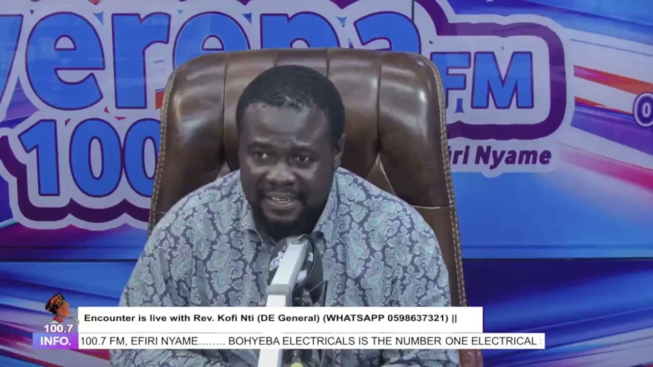 Encounter is live with Rev. Kofi Nti (DE General) on Oyerepa Radio (WHATSAPP 0598637321) | 12-1-2026
