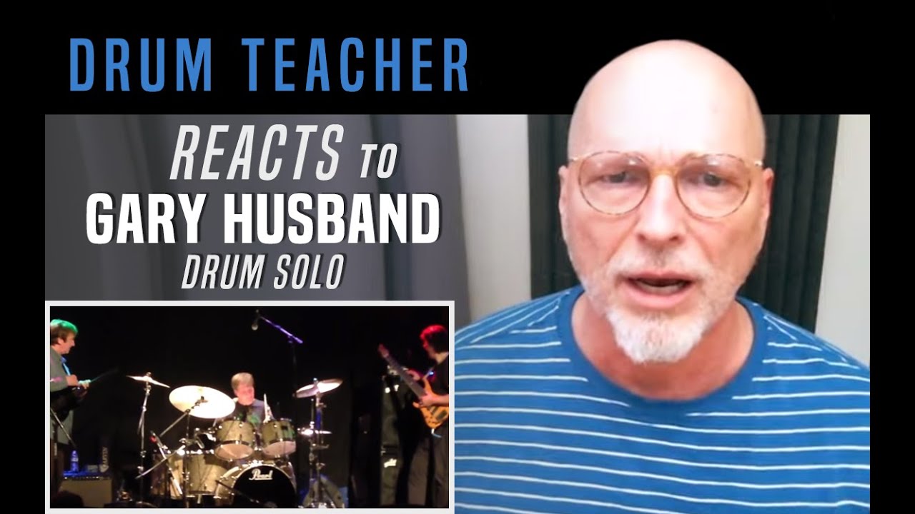 Drum Teacher Reacts to Gary Husband - Drum Solo