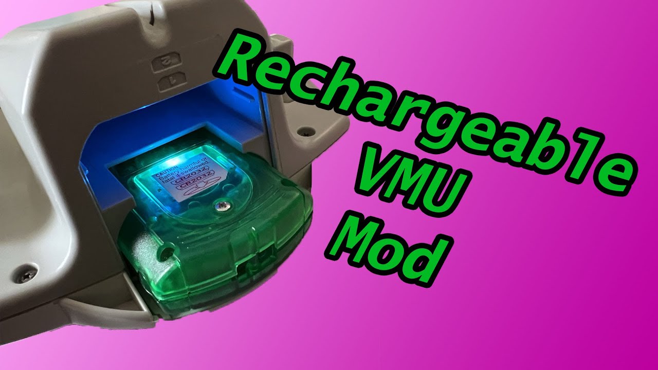 Dreamcast VMU Rechargeable Battery Mod v.2