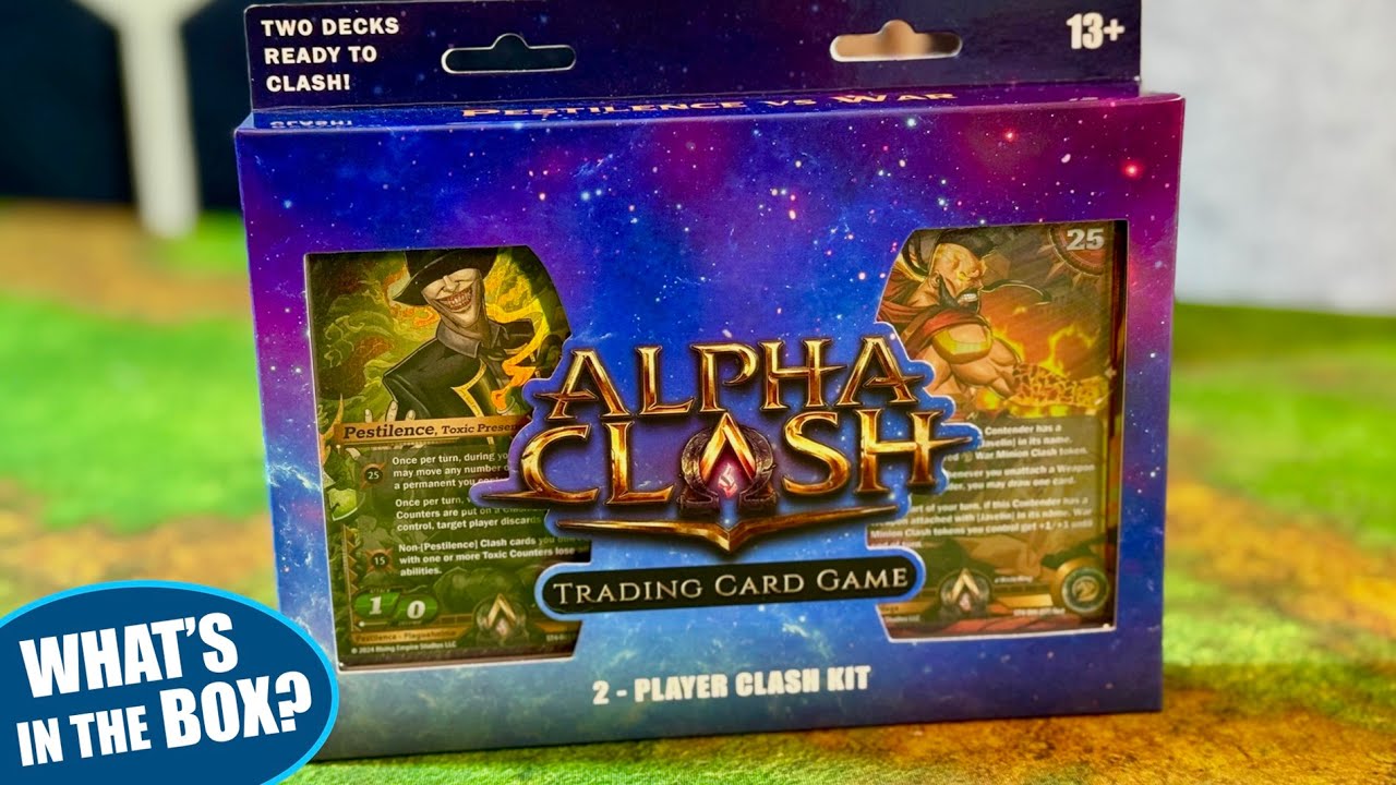 ALPHA CLASH  -  Pestilence vs War  -  2 Player Clash Kit   Unboxing