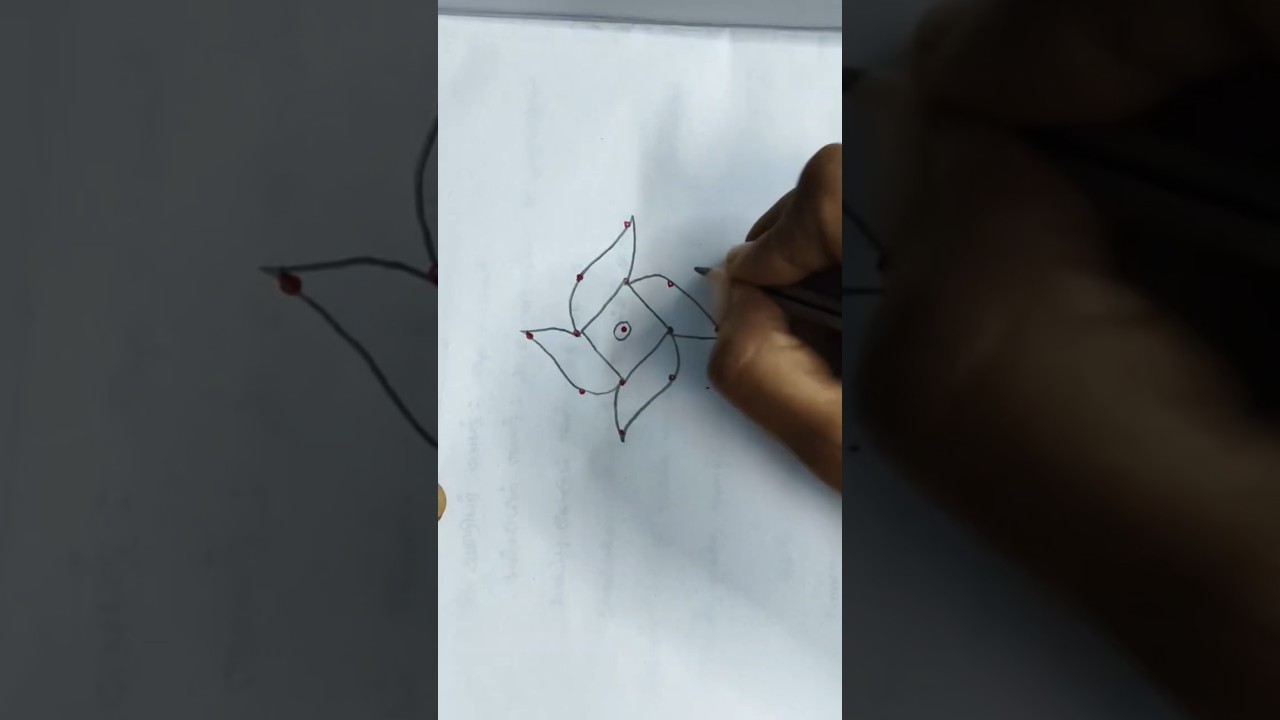 simple rangolis #rangolidesigns #muggulu #ytshorts #viralvideo #dailykolam #trendingshorts #kolam