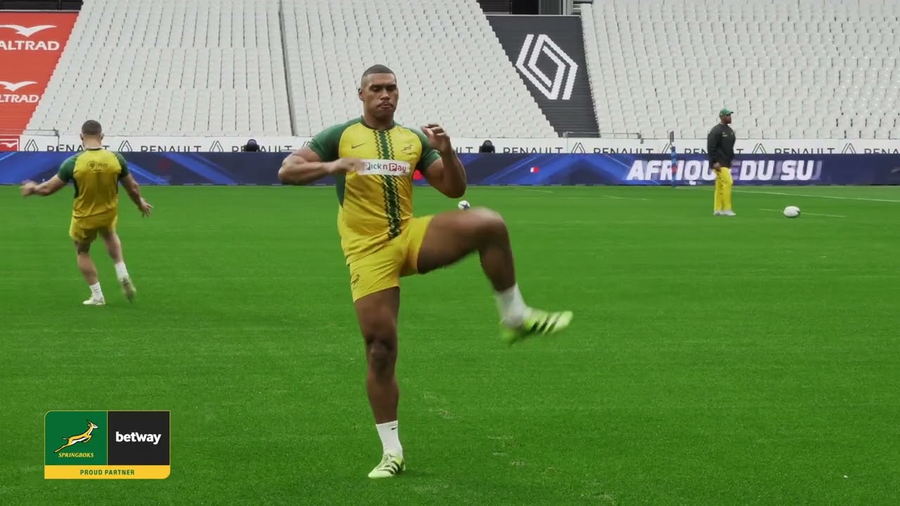 Springboks Captain's Run vs France 🇫🇷 