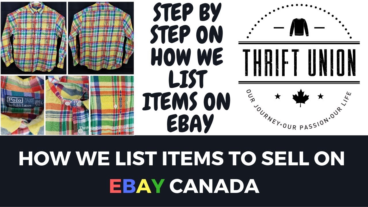 HOW TO LIST ON EBAY CANADA STEP BY STEP