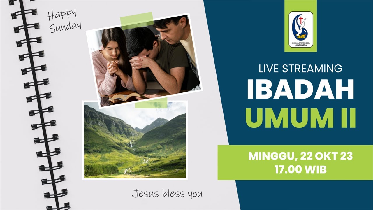 LIVE Ibadah Sore GPdI Ekklesia Jember 22 Oktober 2023