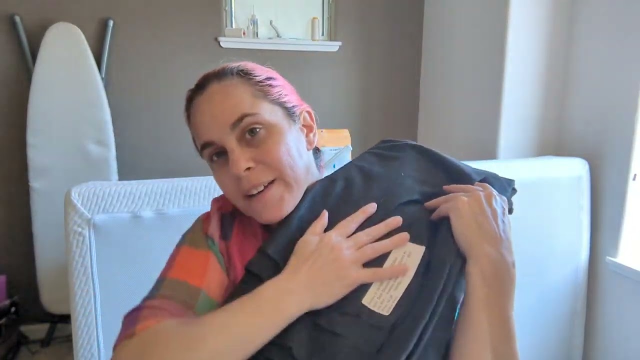 Unboxing some fabric for clothes