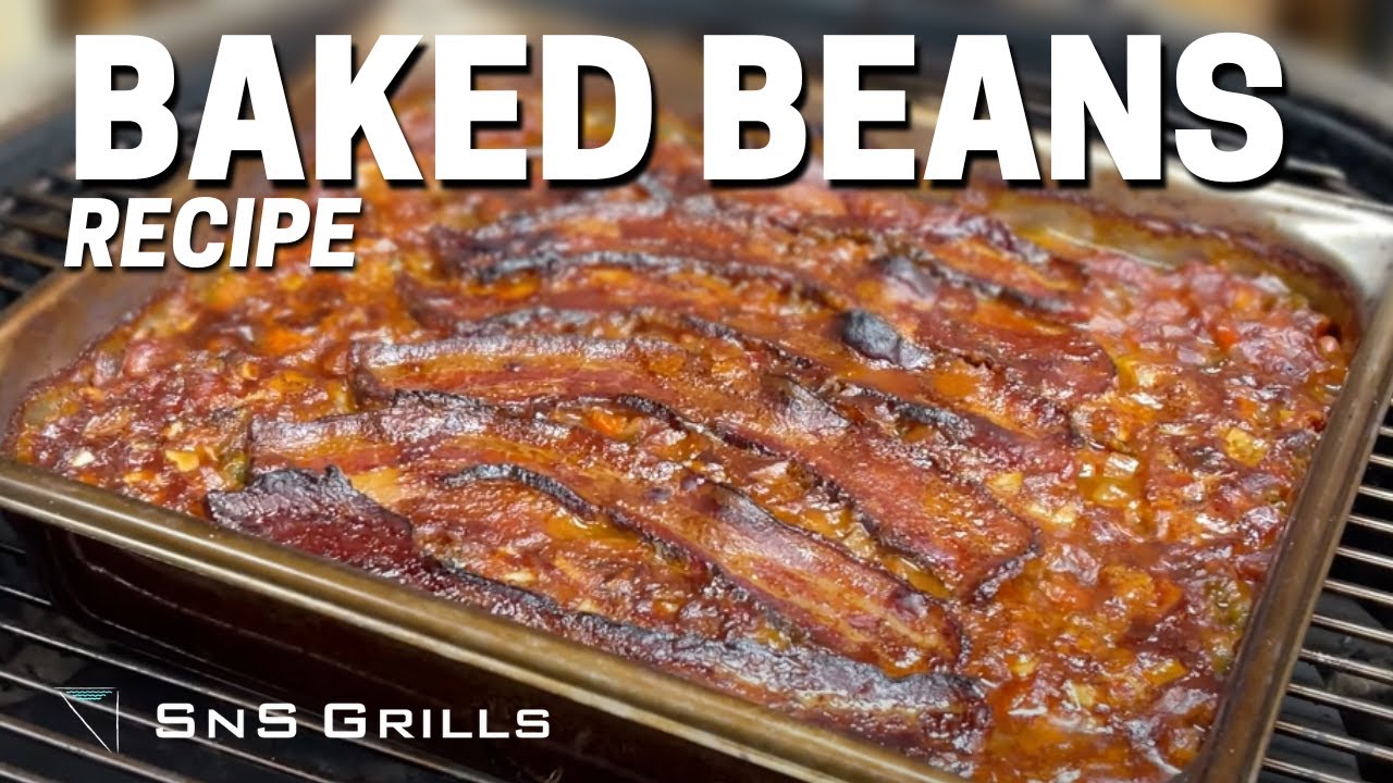 Homemade BBQ Baked Beans Recipe - How to make baked beans from scratch!