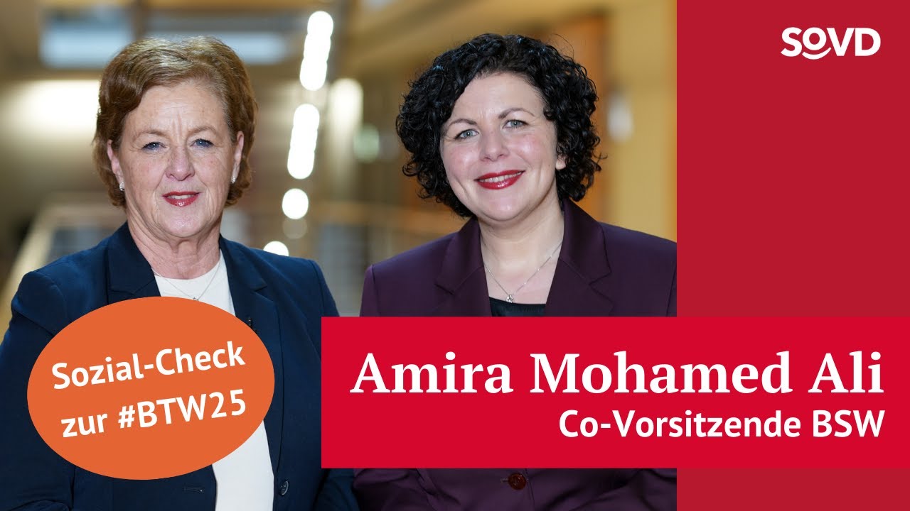Bundestagswahl 2025: Amira Mohamed Ali (BSW) im Sozial-Check