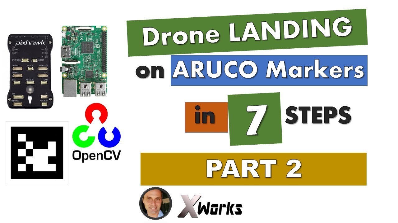 ВИЗУАЛЬНАЯ ПОСАДКА ДРОНА с помощью Aruco и OpenCv | Часть 2