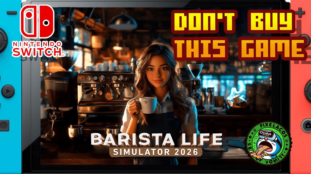 Barista Life Simulator 2026 - (Nintendo Switch 1) - Framerate & Gameplay - 4K
