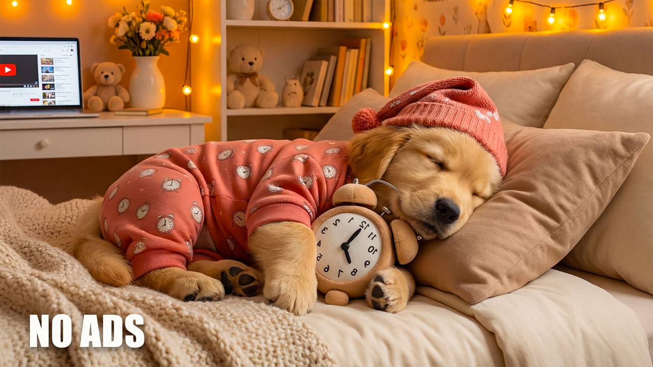 12 Hours of Calming Music for Dogs 🐾 Healing Sleep for Pets 💖 Piano Music with Gentle Melodies