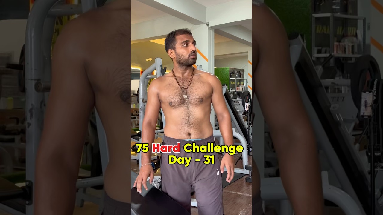 Day 31 | 75 Hard Challenge |thevishalrajak #earnyourbody #75daysstrong #gymroutine #gettinglean