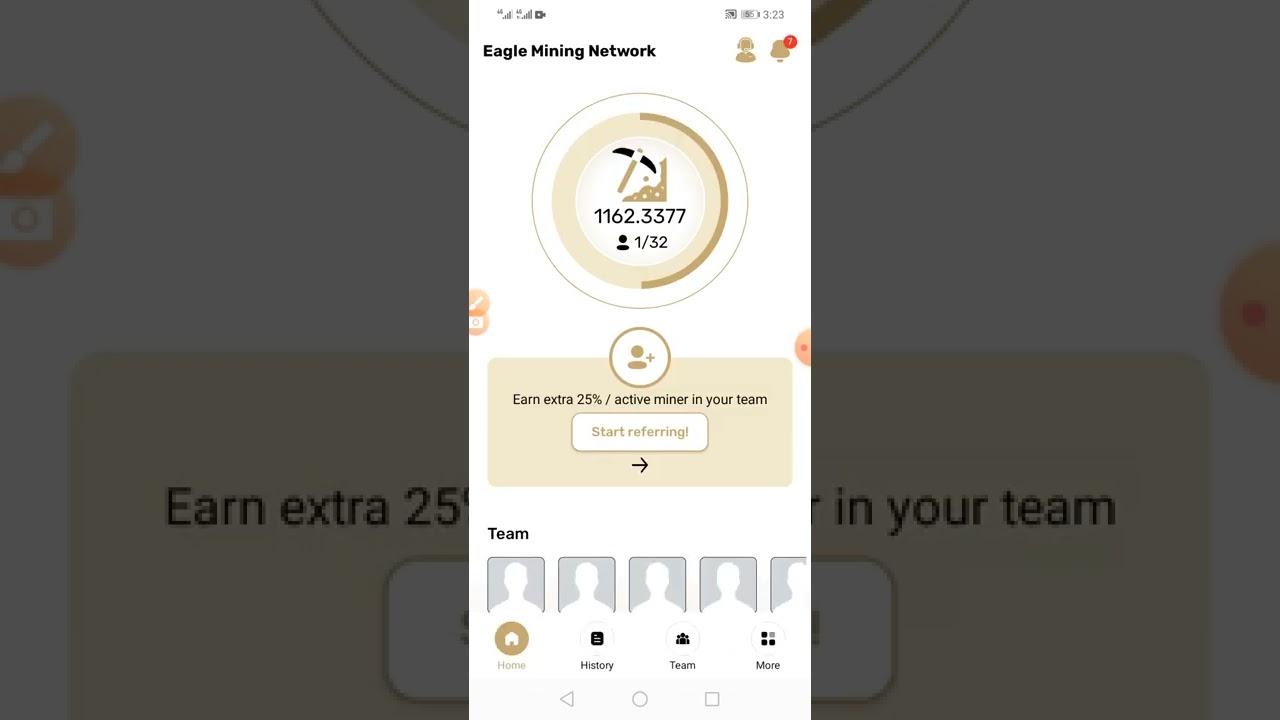 Eagle network mining app