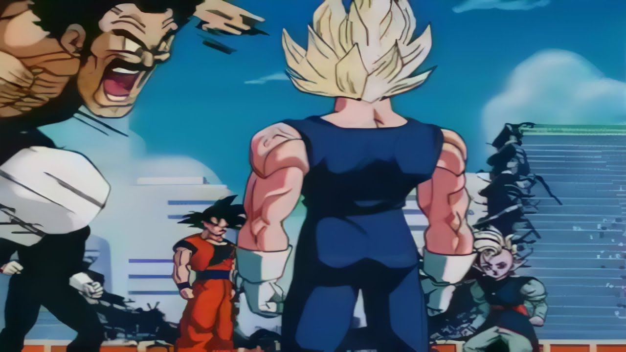 Mr Satan vs Majin Vegeta