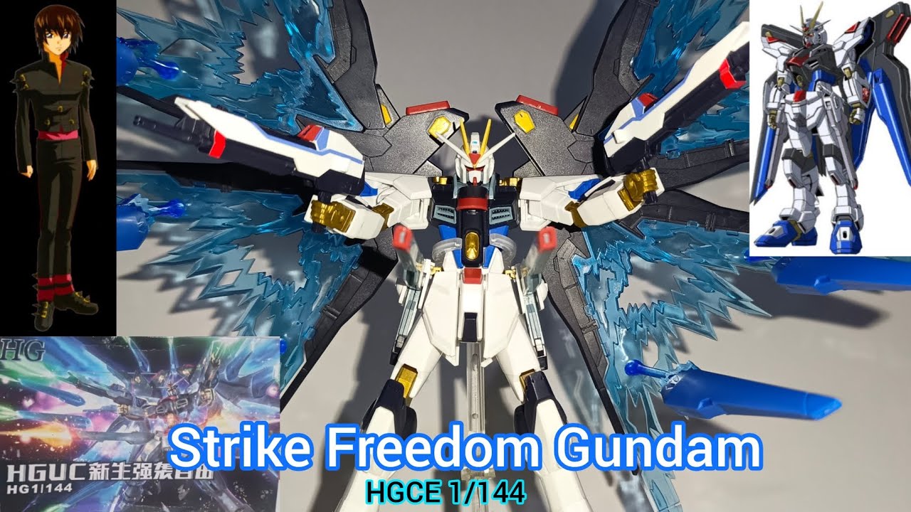 HGCE 1/144 Strike Freedom Gundam (Bootleg) Gaoke: Strike Freedom With Wings Of Light (Quick Build) 