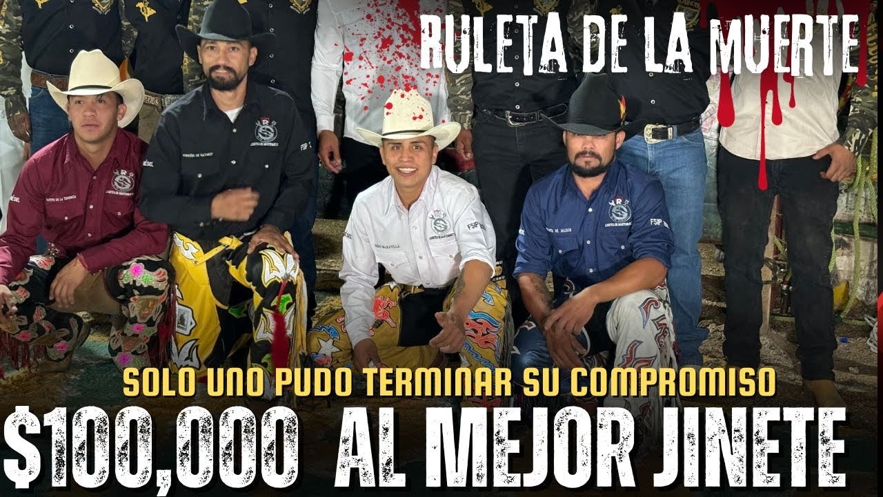LA RULETA DE LOS $100,000 ( RAYITO, NIÑO MARAVILLA, GORRIÓN Y MASCOTA) “Se lesionaron los jinetes”