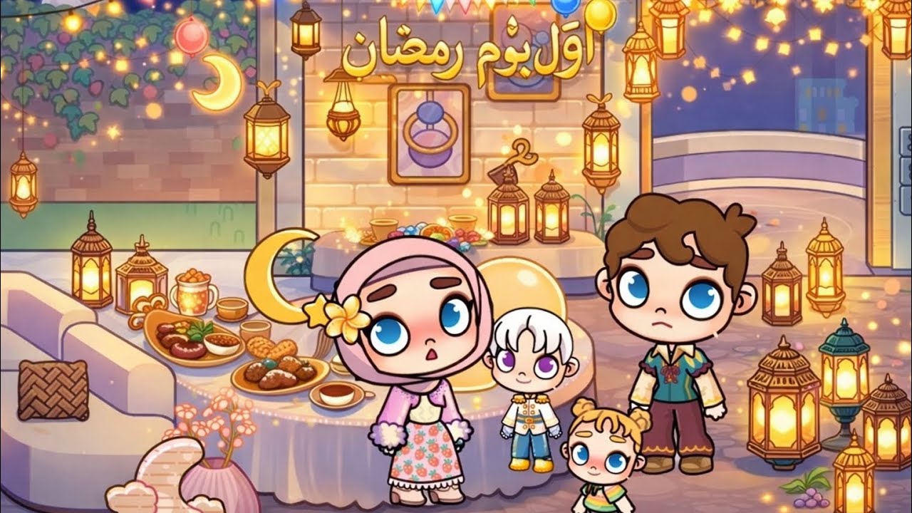 اول يوم رمضان 🌙🕌 كان يوم جميل جدا 🌸 💗 