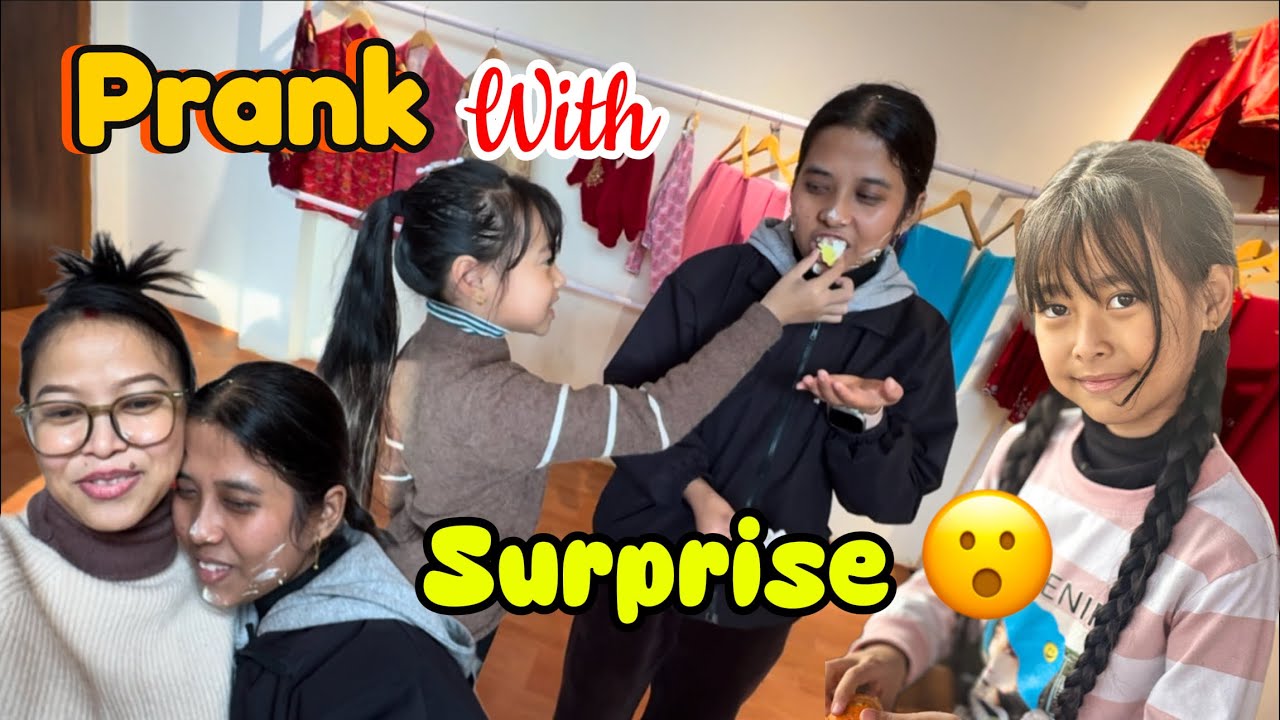 Kaslai PRANK gareu with SURPRISE 🥰 | runa paryo sabai 🥹 | Aanie hereko herai 🤣
