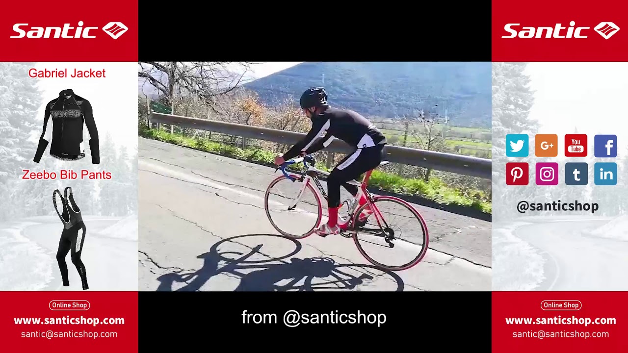 Road cycling from Santicshop  Gabriel Jacket & Zeebo Bib Pants
