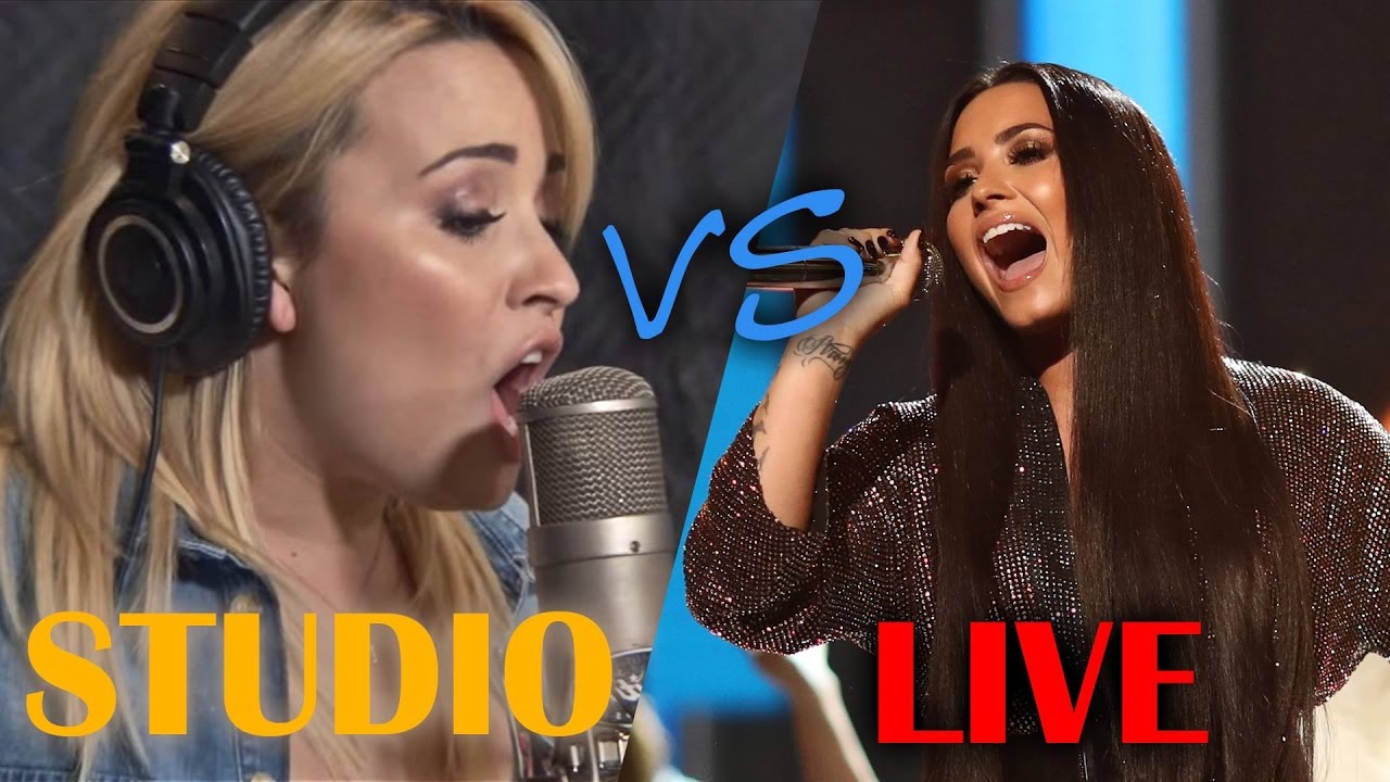 Demi Lovato - Studio vs Live (2017 Update)