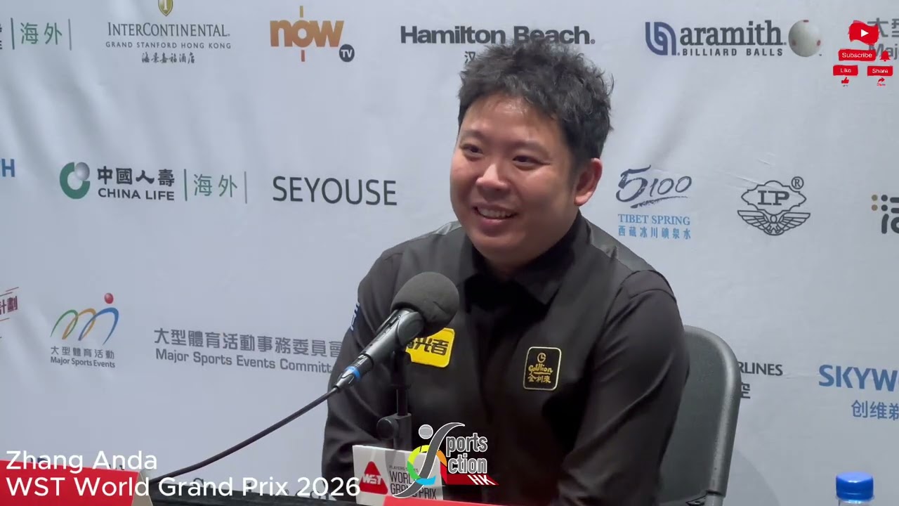 Zhang Anda / Post match press conference / semi finals / 07FEB /WST World Grand Prix 2026 #张安达